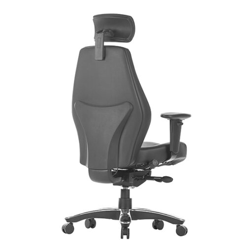 Raptor Heavy Duty Office Chair with Headrest - Side Back View - Arteil WA