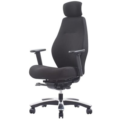 Zodiac Executive Chair = Heavy Duty Office Chair - Back Side View - Arteil WA