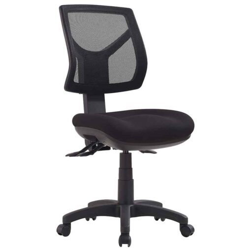 Rio Mesh Office Chair - no arms - front view - Arteil WA