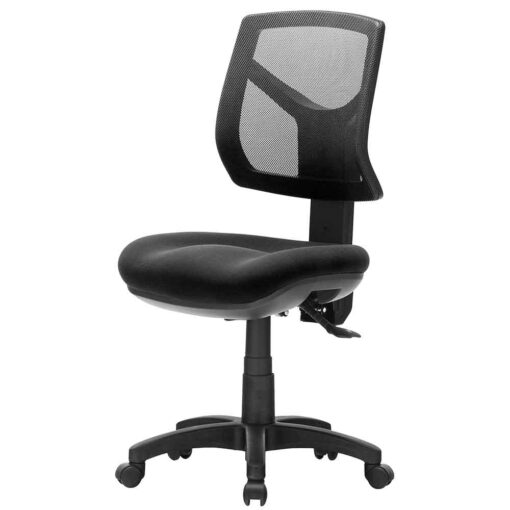 Rio Mesh Office Chair - no arms - side view - Arteil WA